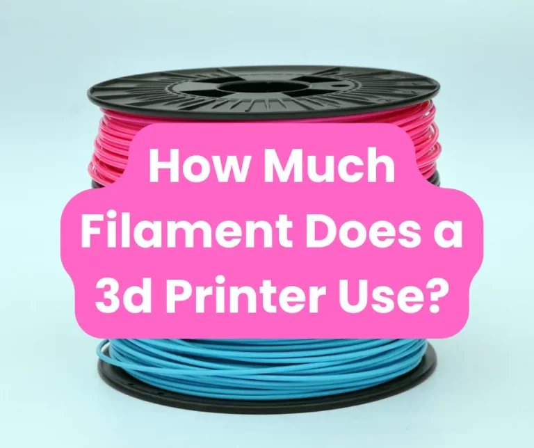 How Much Filament Does a 3d Printer Use