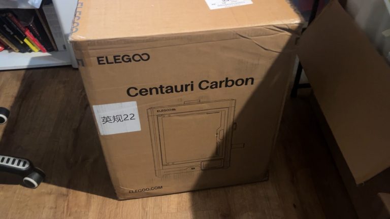 ELEGOO Centauri Carbon Unboxing