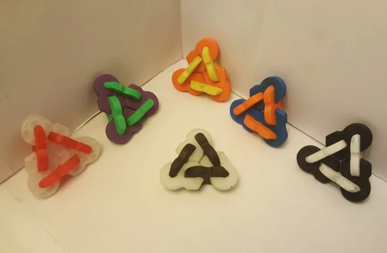 6 Fidget Widget ADHD toys in various colors