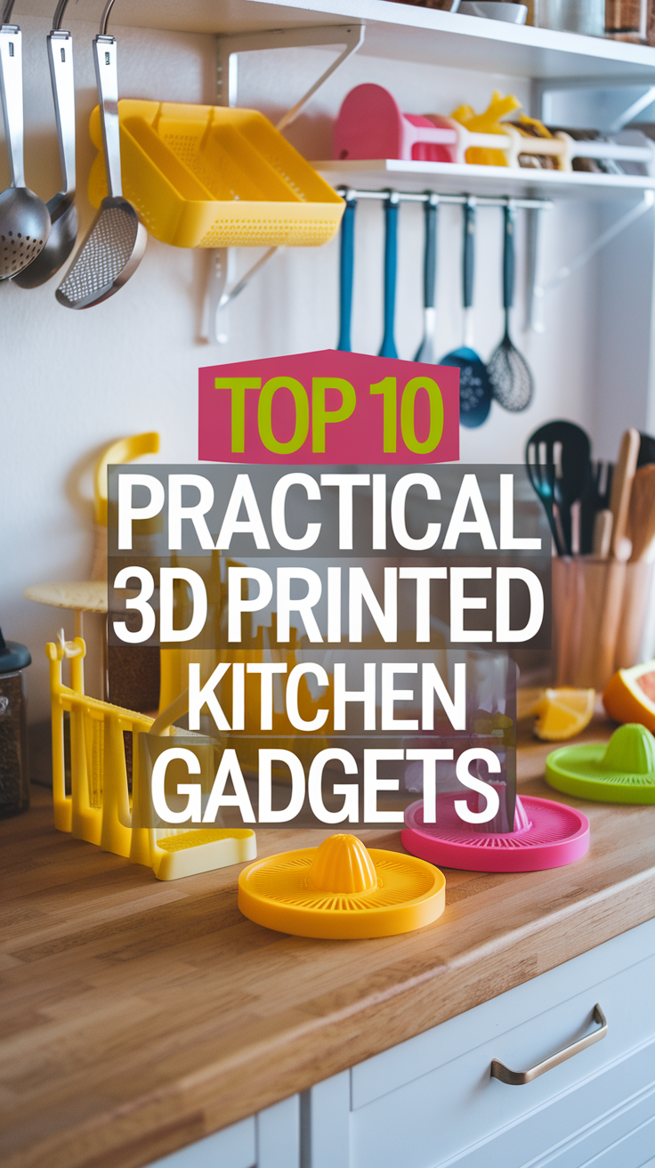 Top 10 Practical 3D Printed Kitchen Gadgets