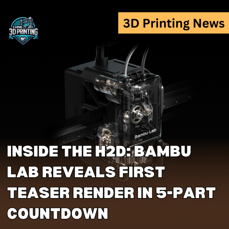 Inside the H2D: Bambu Lab Reveals First Teaser Render in 5-Part Countdown