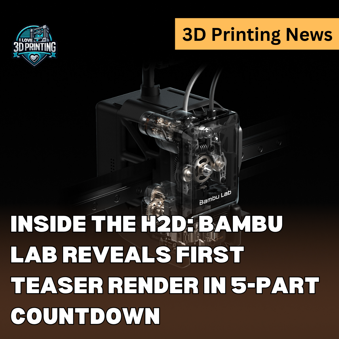 Inside the H2D Bambu Lab Reveals First Teaser Render in 5 Part Countdown