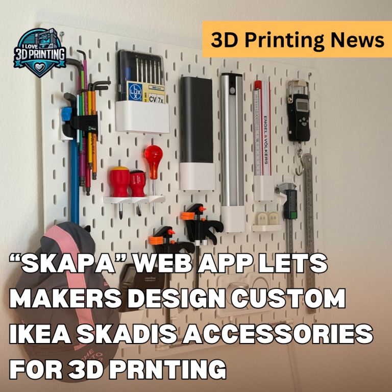 “Skapa” Web App Lets Makers Design Custom IKEA Skadis Accessories for 3D Prnting