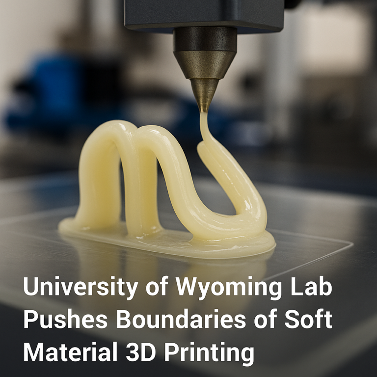 University of Wyoming Researchers Unlock 3D Printing of Soft, Flexible Materials