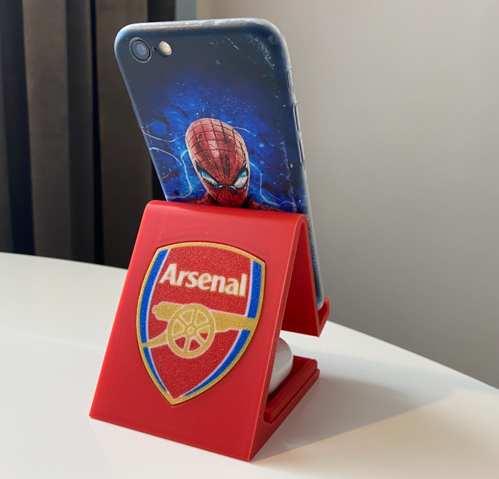 3d printed Arsenal phone holder