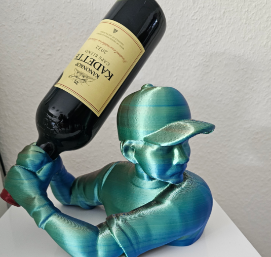 3d printed baseball wine bottle holder