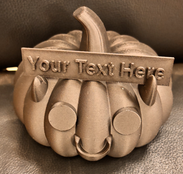 3d printed custom pumpkin