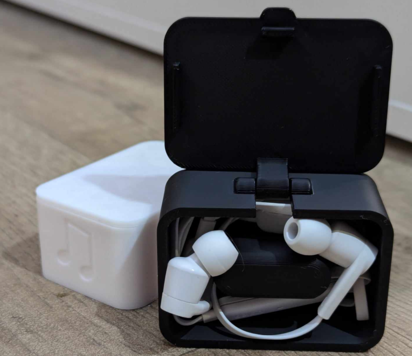 3d printed ear bud holder