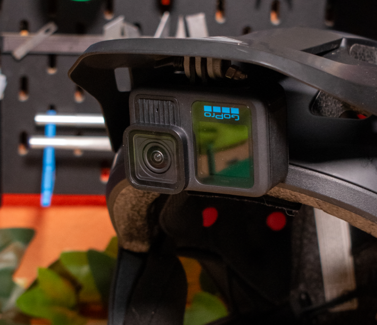 3d printed helmet gopro mouny