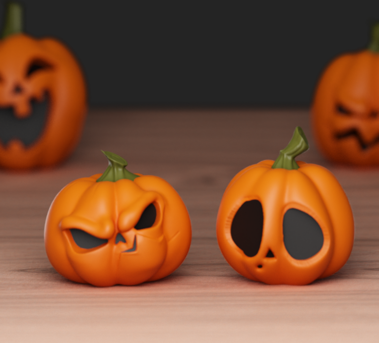 3d printed mini pumpkins