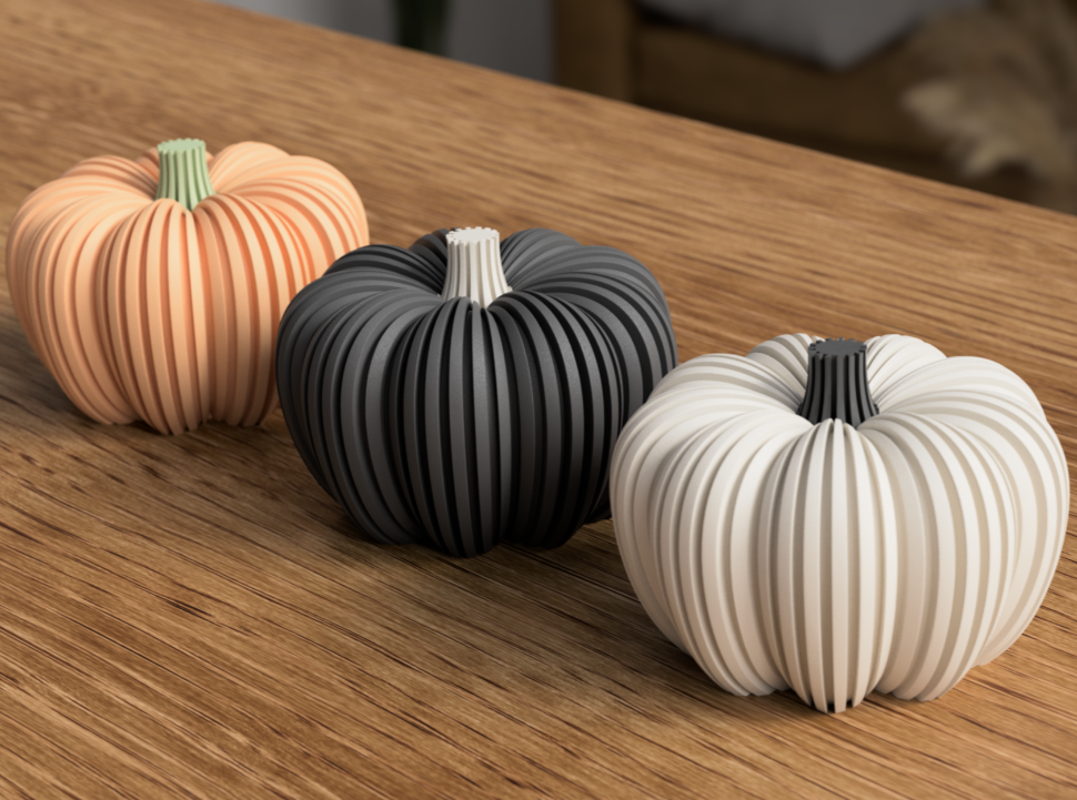 3d printed pumpkins
