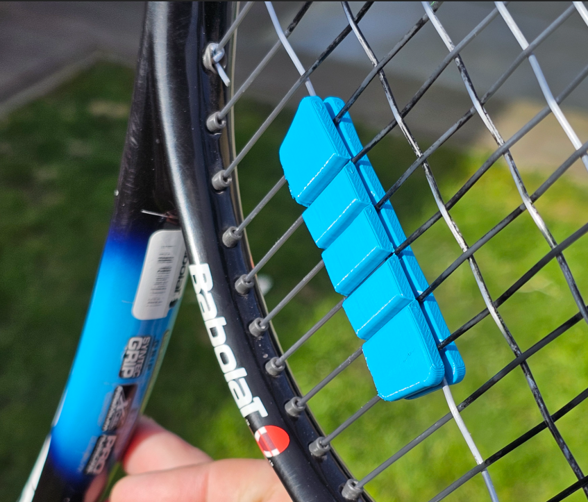 3dprinted tennis racket dampener