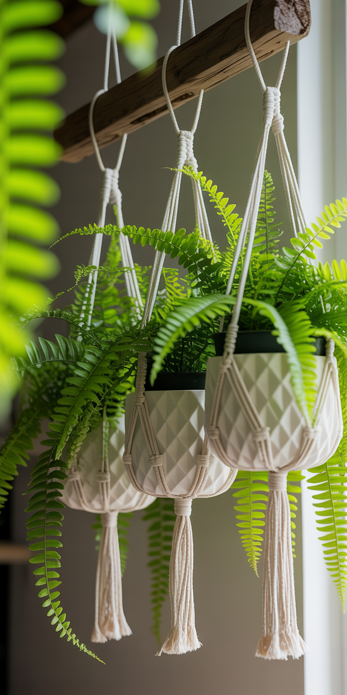 3d printed hanging plant pots