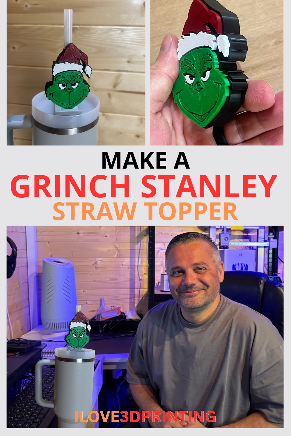 Make a Stanley Straw Topper