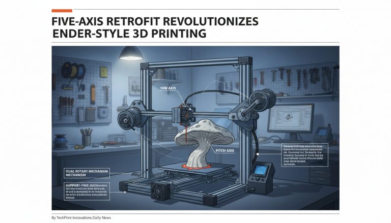 How Rep5x Brings 5-Axis, Support-Free Printing to Consumer Machines