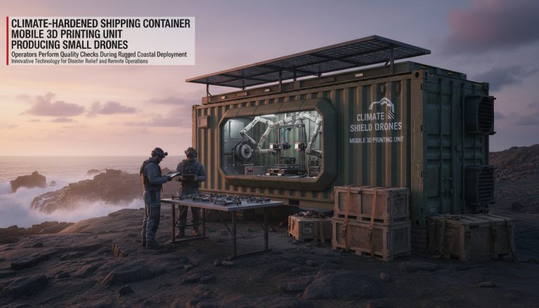 Battlefield 3D Printing: Firestorm Labs’ Mobile xCell Drone Factories