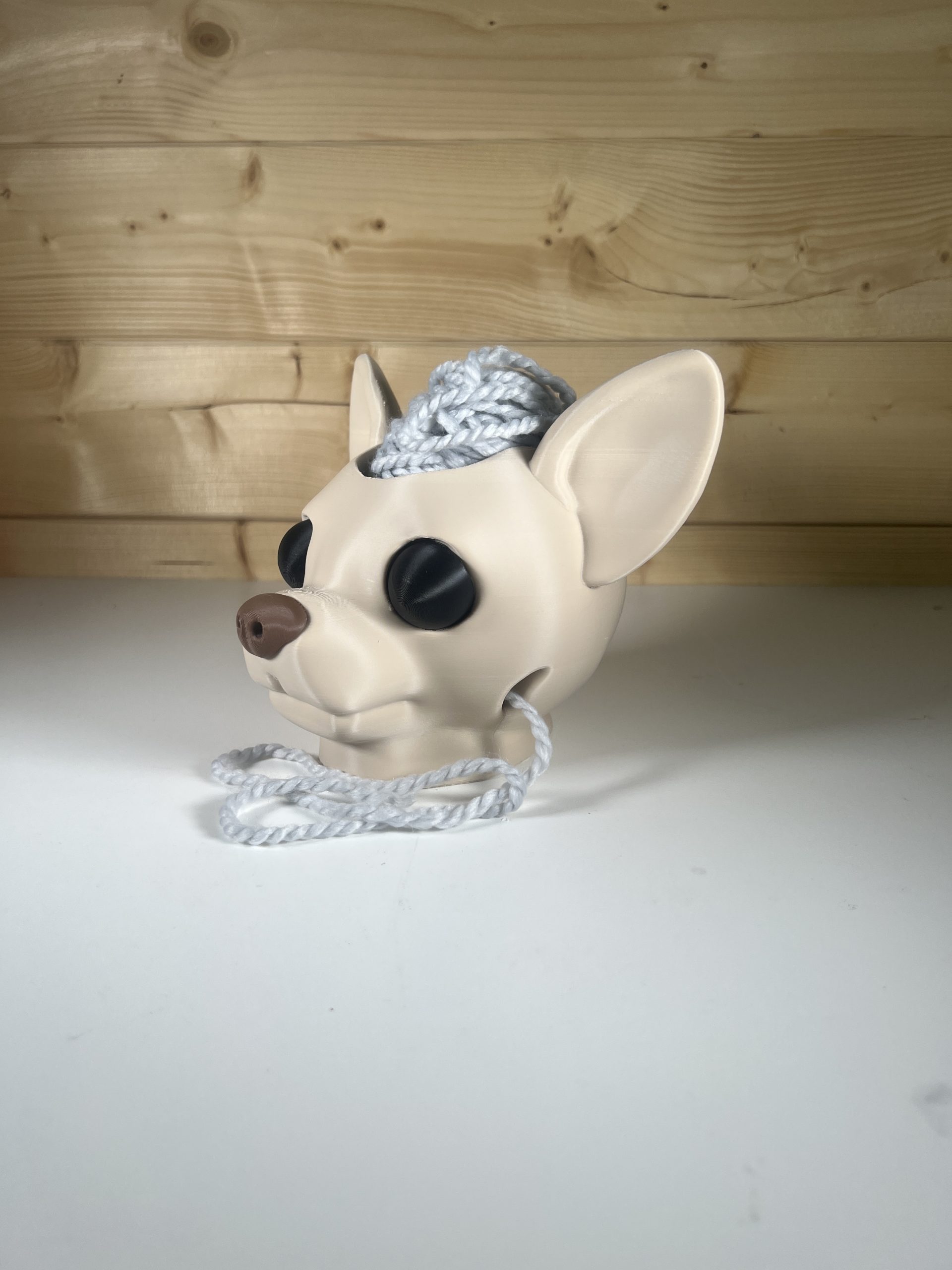 Chihuahua Yarn Bowl designed and printed by I love 3d Printing