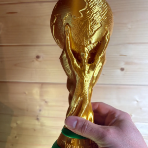 Replica 3d printed world cup trophy